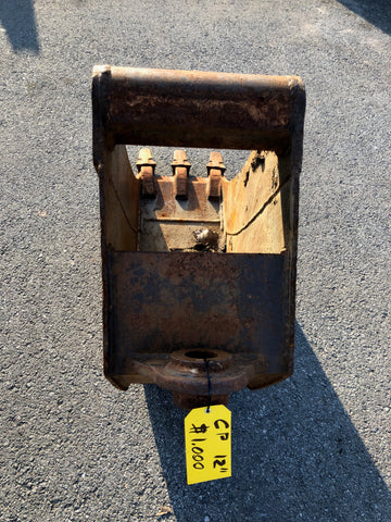 Cubo de enganche rápido HD de 12" con pasador de 1 3/4 de diámetro