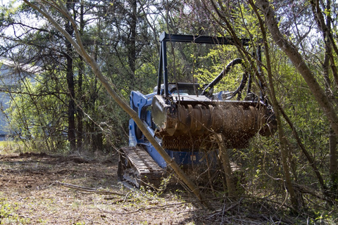 Blue Diamond Drum Mulcher 60" - Chipping teeth