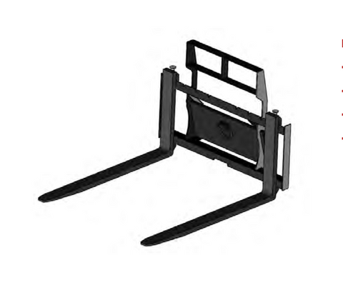 Mini Pallet Fork Forks attachment 48"